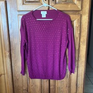 Neiman Marcus large sweater blouse